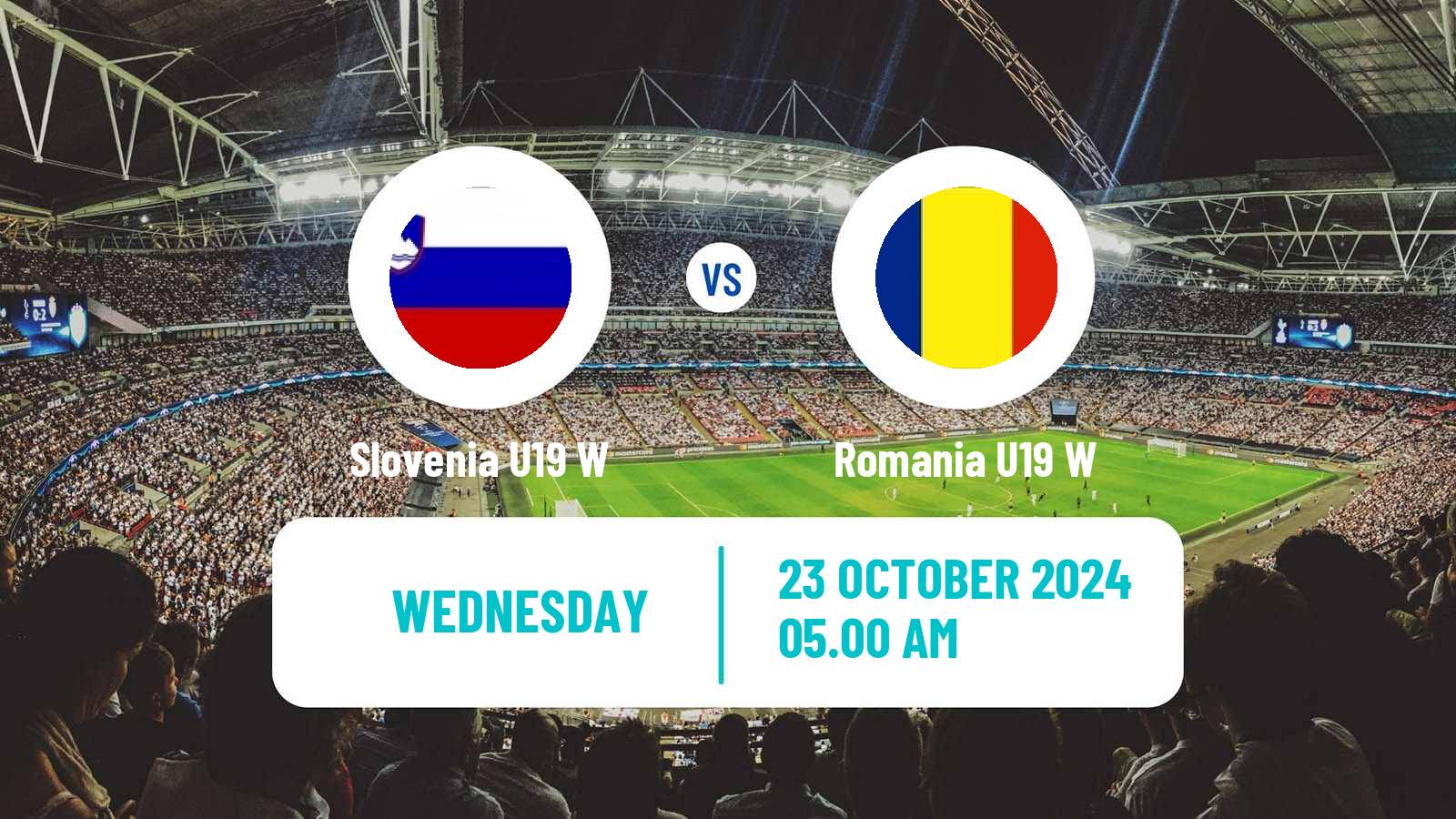 Soccer Friendly International Women Slovenia U19 W - Romania U19 W