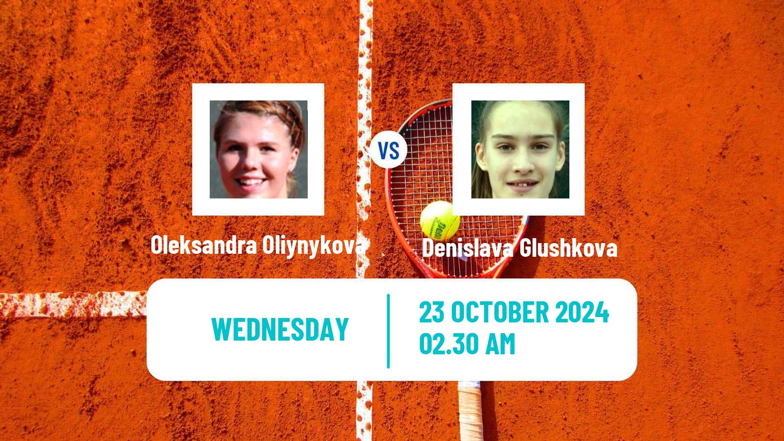 Tennis ITF W35 Heraklion 2 Women Oleksandra Oliynykova - Denislava Glushkova