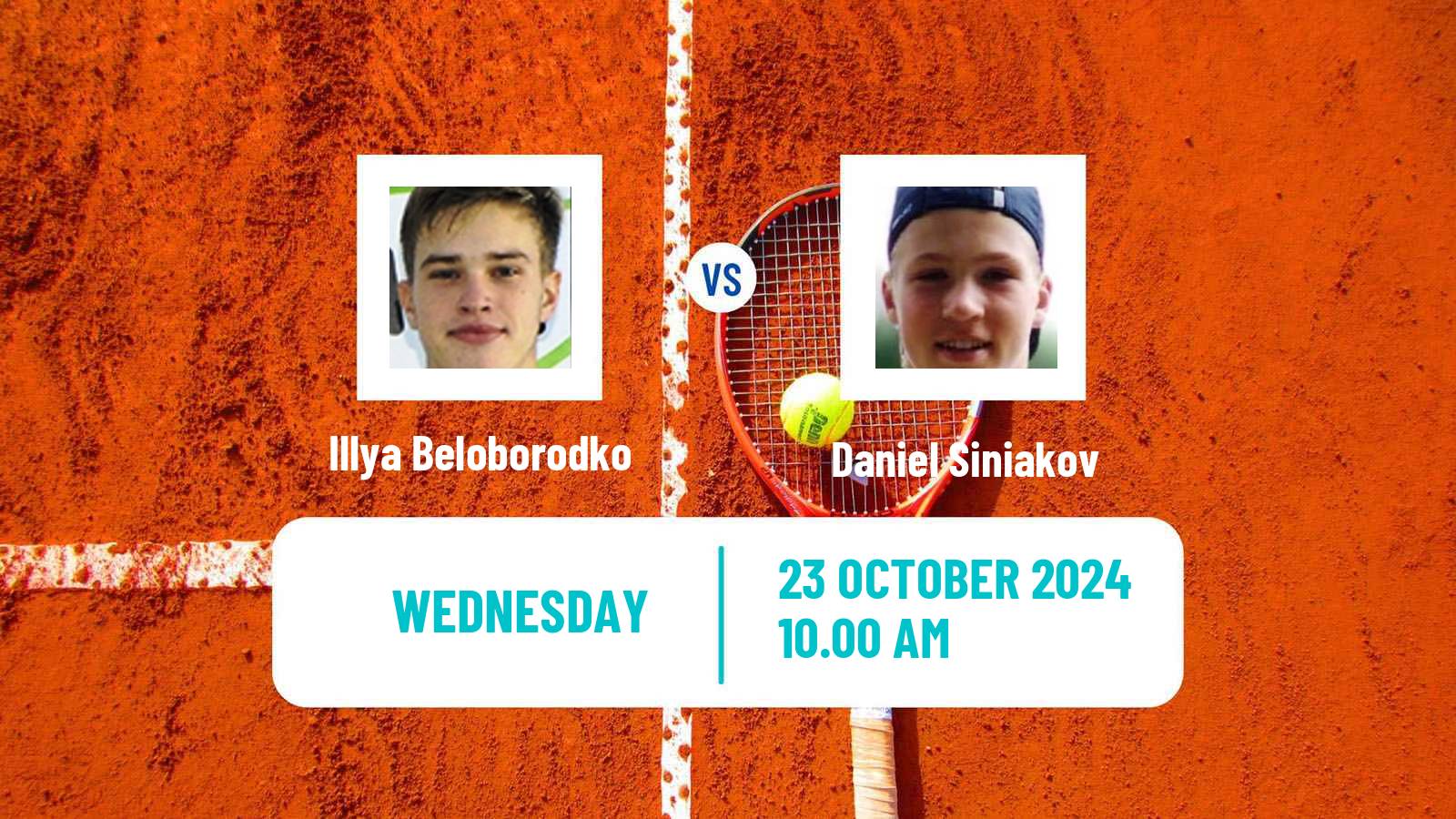 Tennis ITF M25 Trnava 2 Men Illya Beloborodko - Daniel Siniakov