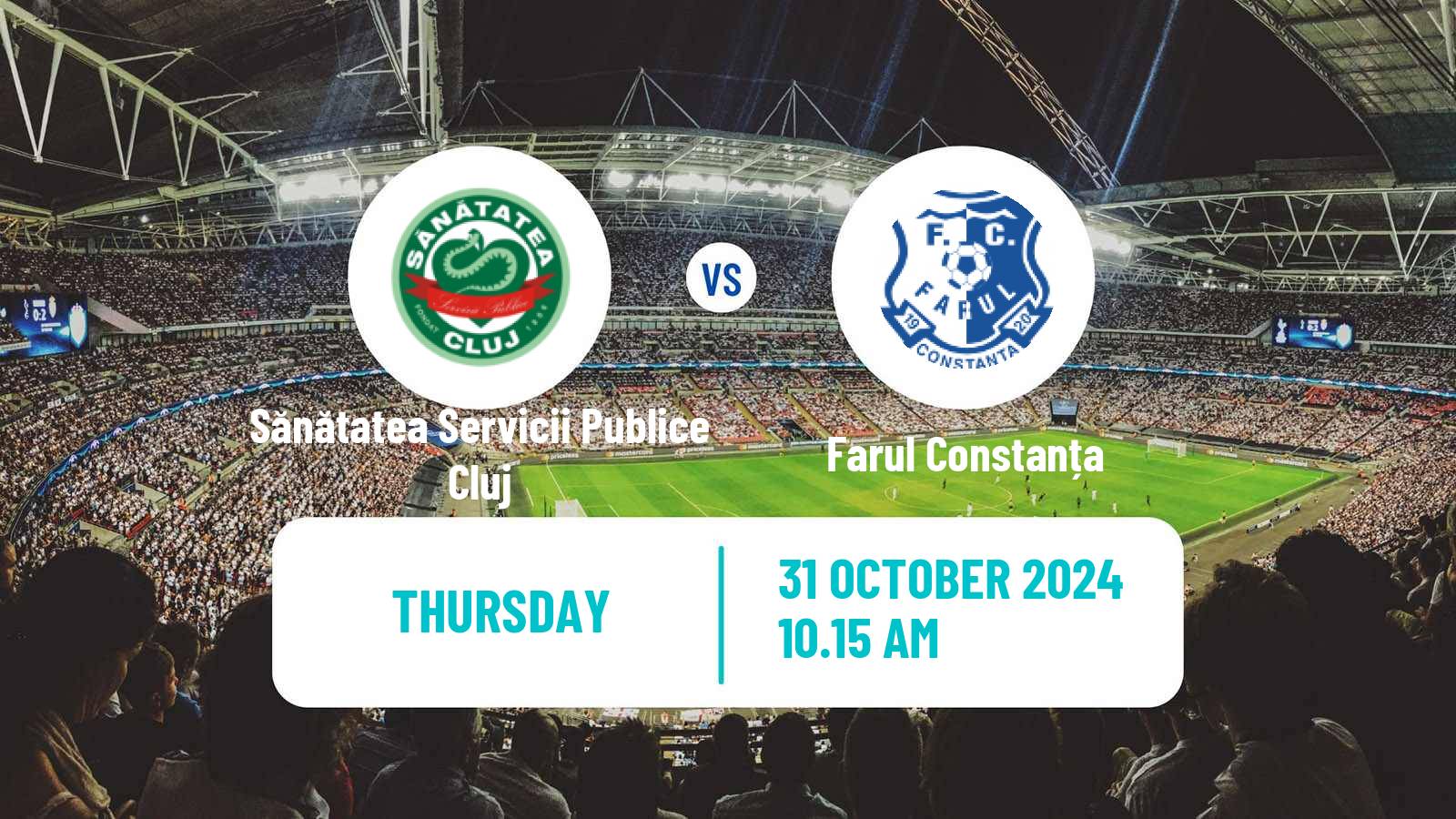 Soccer Romanian Cup Sănătatea Servicii Publice Cluj - Farul Constanța