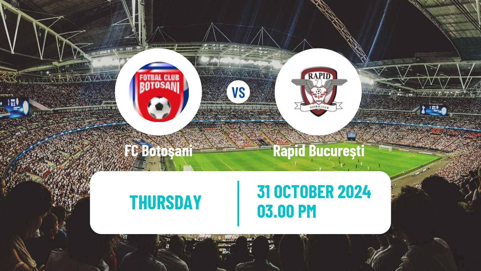 Soccer Romanian Cup Botoșani - Rapid Bucureşti