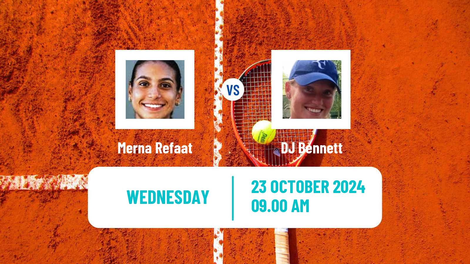 Tennis ITF W35 Hilton Head Island Sc Women Merna Refaat - DJ Bennett