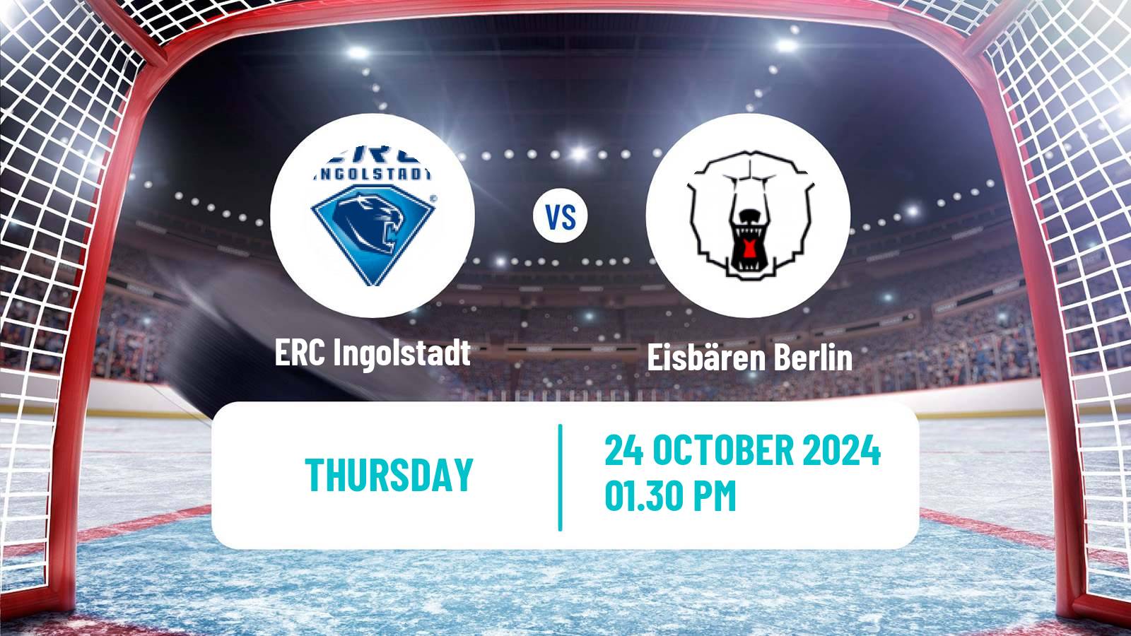 Hockey German Ice Hockey League ERC Ingolstadt - Eisbären Berlin