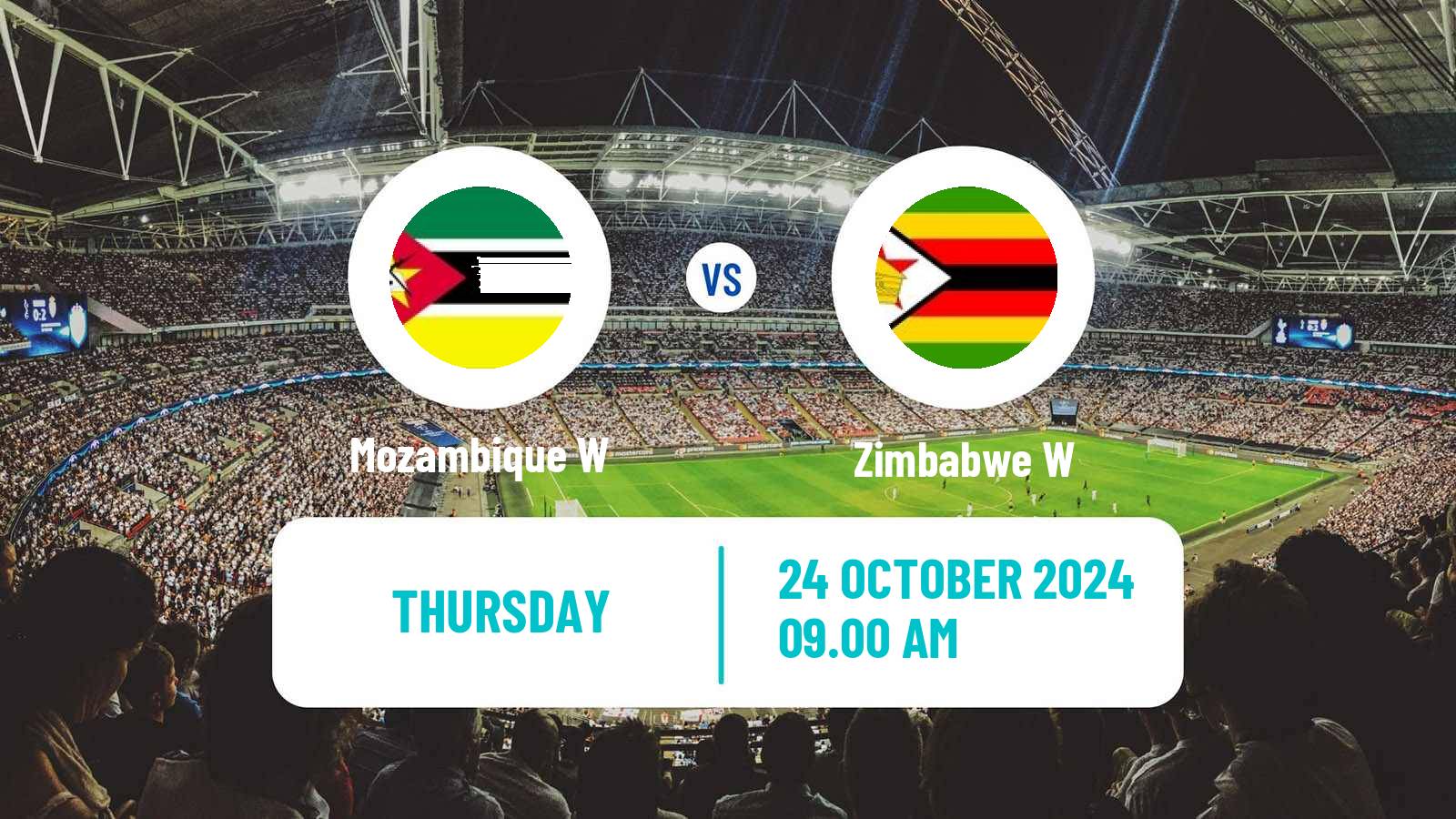 Soccer COSAFA Cup Women Mozambique W - Zimbabwe W