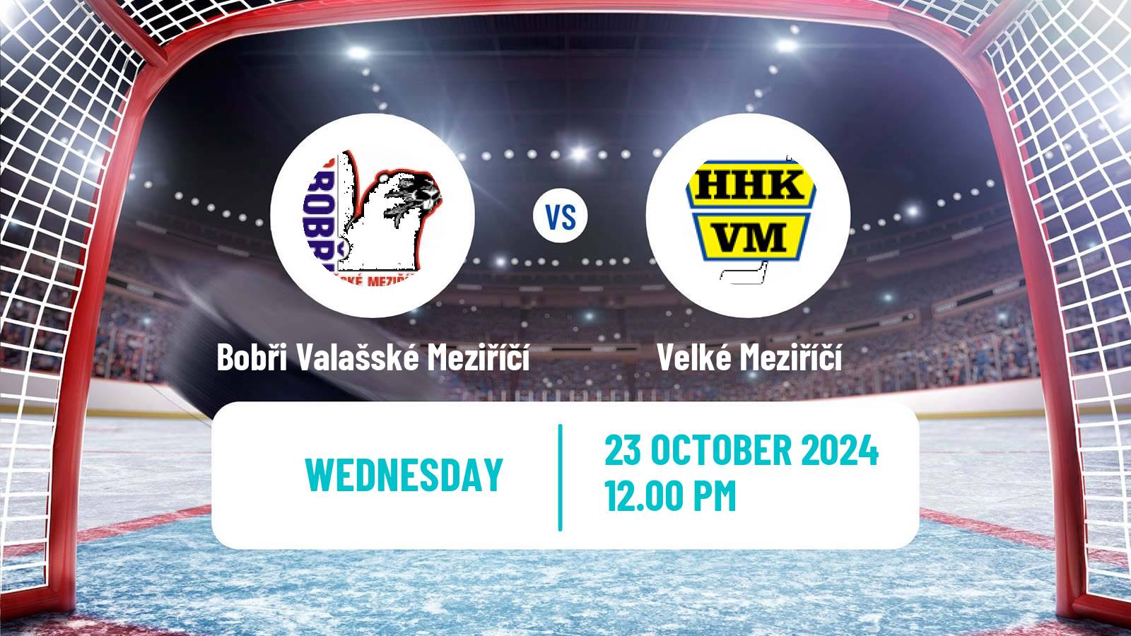 Hockey Czech 2 Liga Hockey East Bobři Valašské Meziříčí - Velké Meziříčí