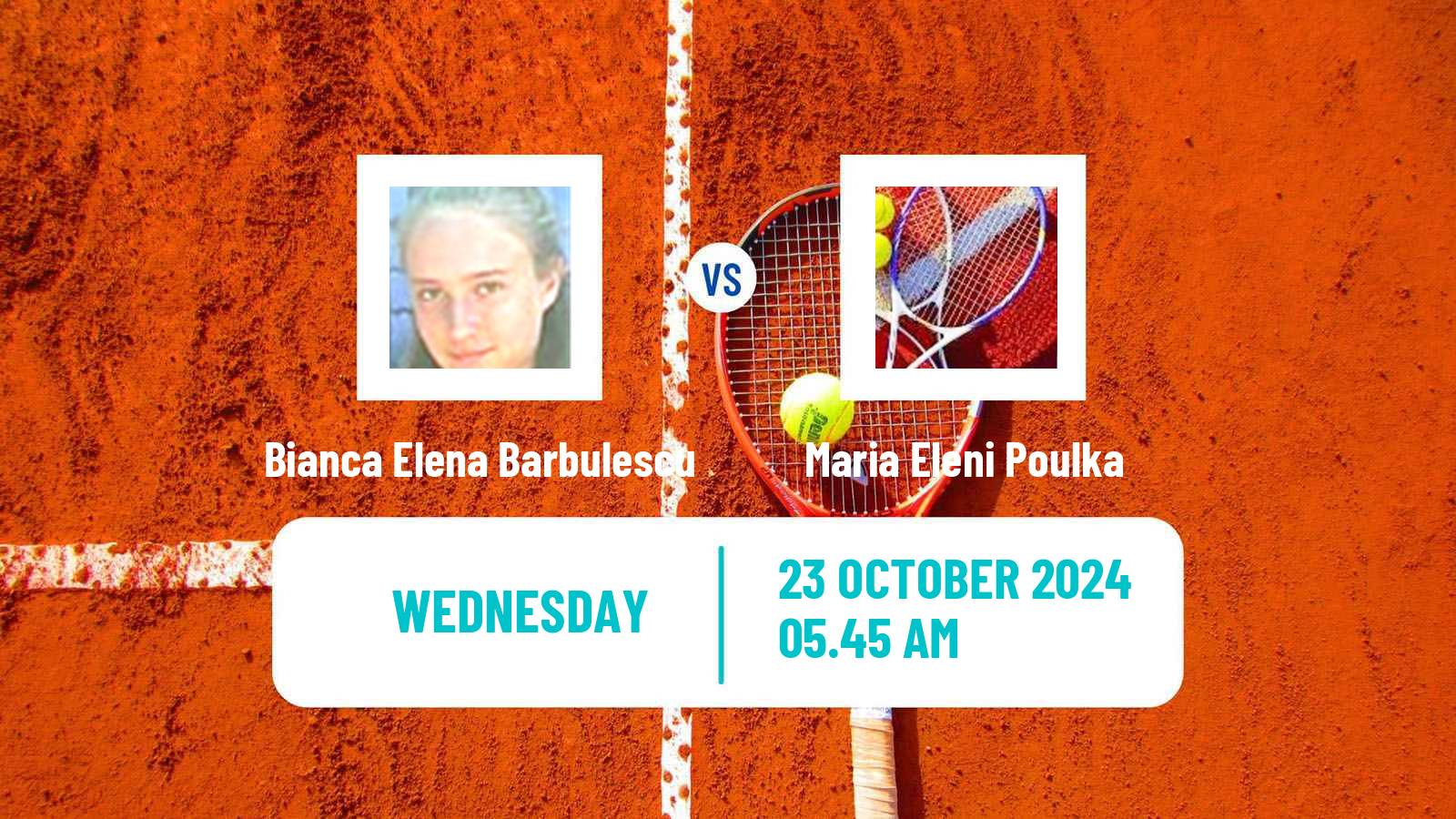 Tennis ITF W35 Heraklion 2 Women Bianca Elena Barbulescu - Maria Eleni Poulka