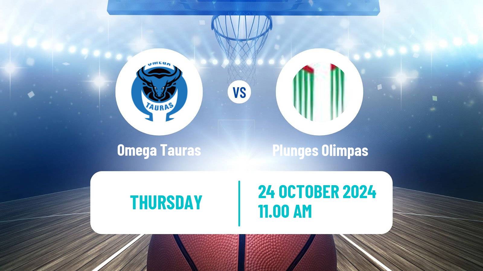 Basketball Lietuvos NKL Omega Tauras - Plunges Olimpas