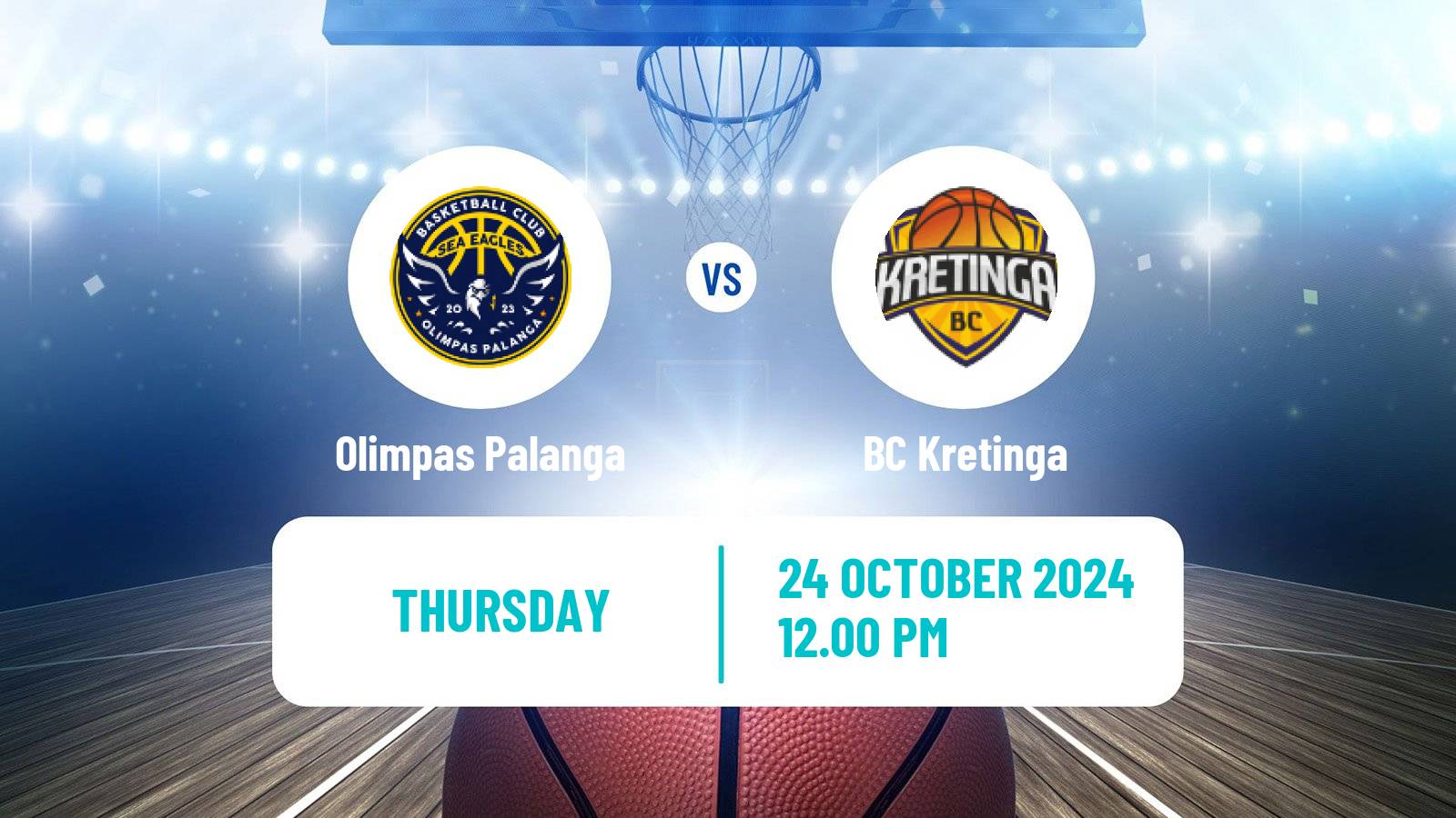 Basketball Lietuvos NKL Olimpas Palanga - Kretinga