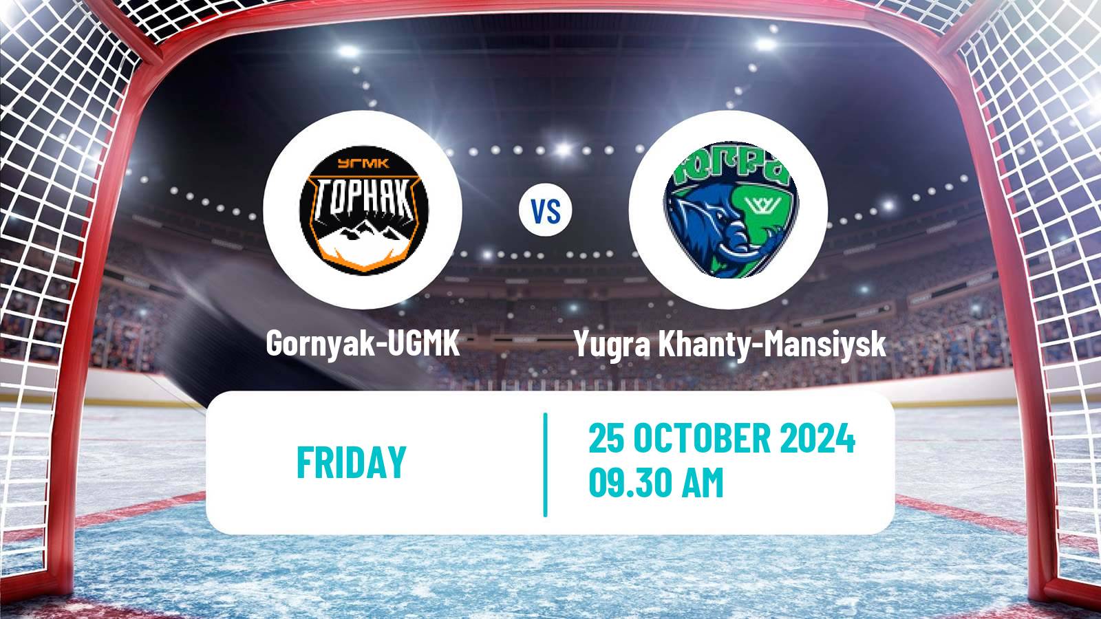 Hockey VHL Gornyak-UGMK - Yugra Khanty-Mansiysk