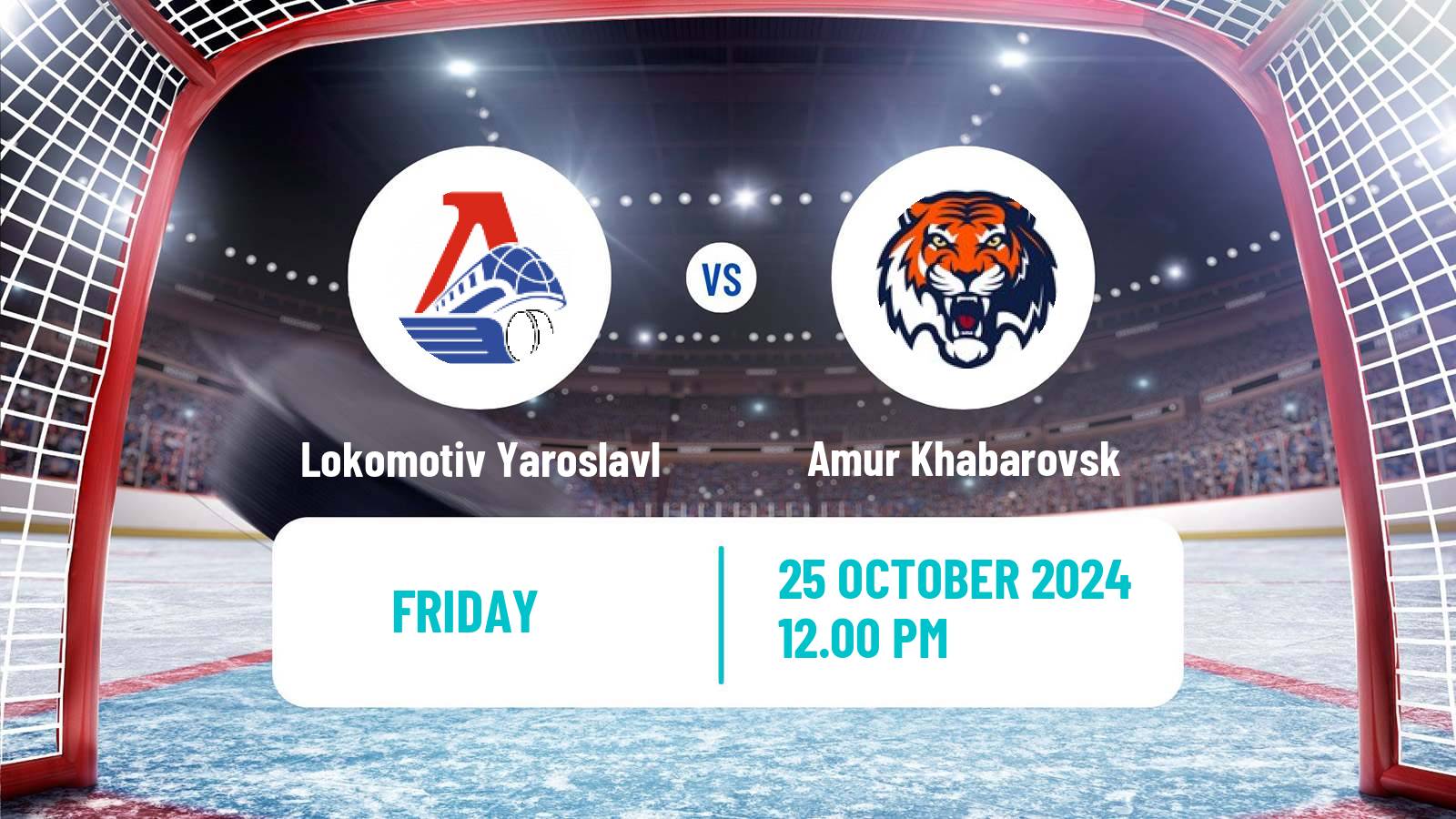 Hockey KHL Lokomotiv Yaroslavl - Amur Khabarovsk