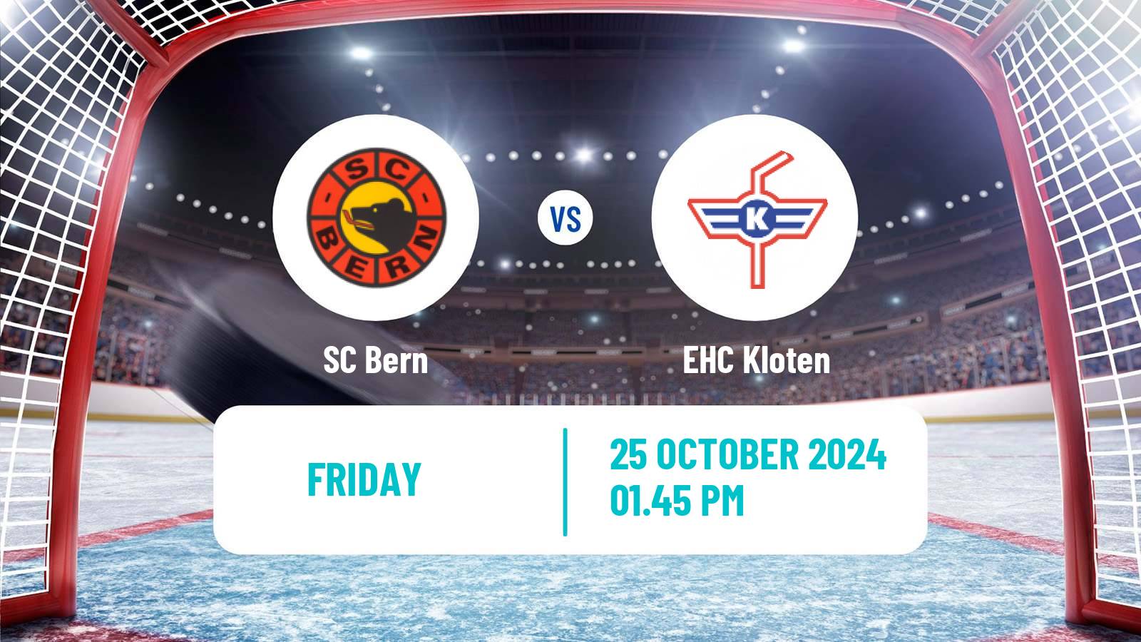 Hockey Swiss National League Hockey Bern - EHC Kloten