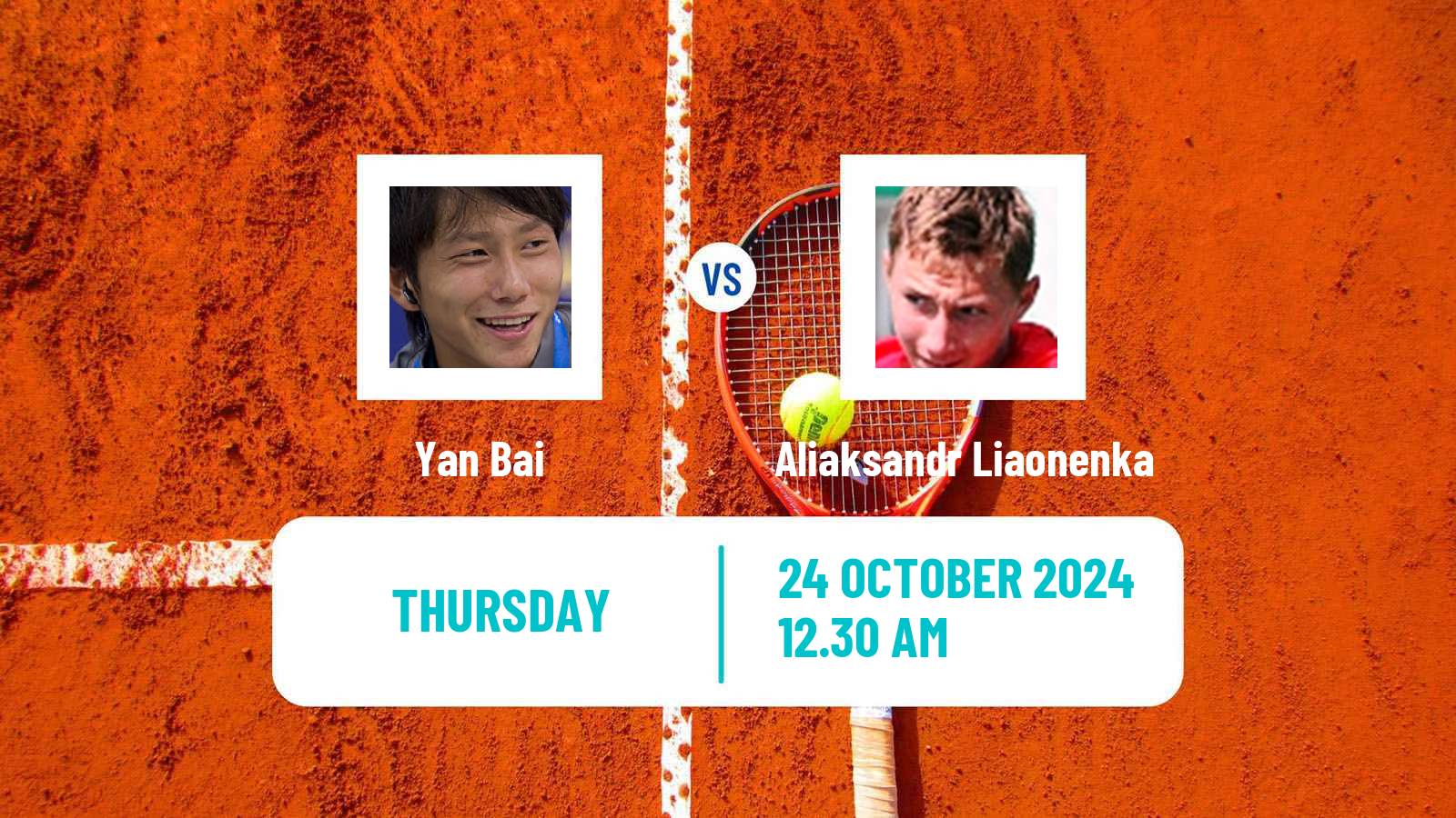 Tennis ITF M25 Huzhou Men Yan Bai - Aliaksandr Liaonenka