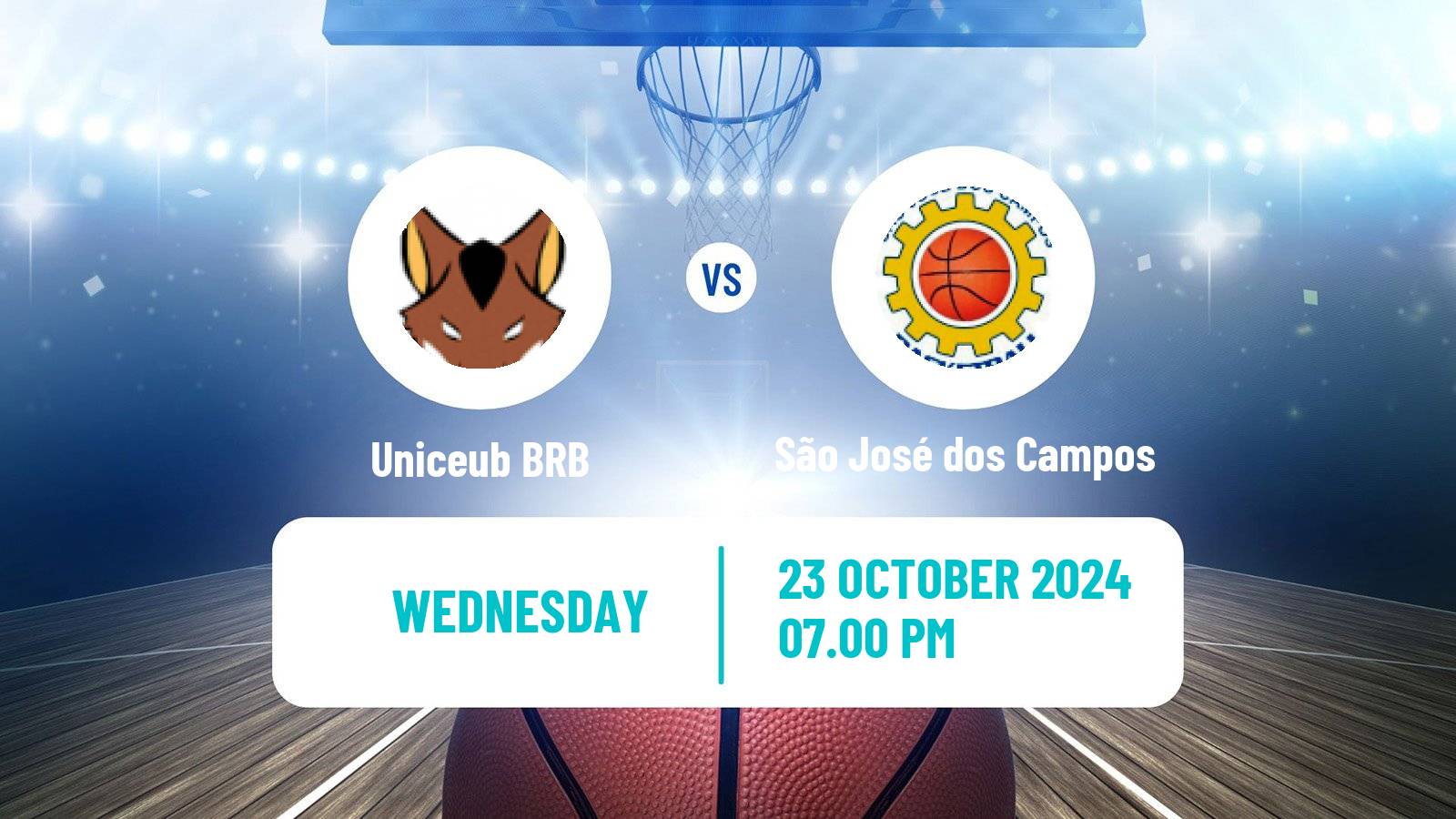 Basketball Brazilian NBB Uniceub BRB - São José dos Campos