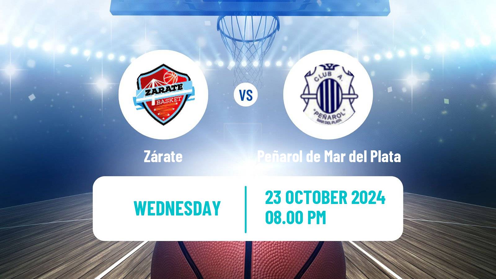 Basketball Argentinian LNB Zárate - Peñarol de Mar del Plata