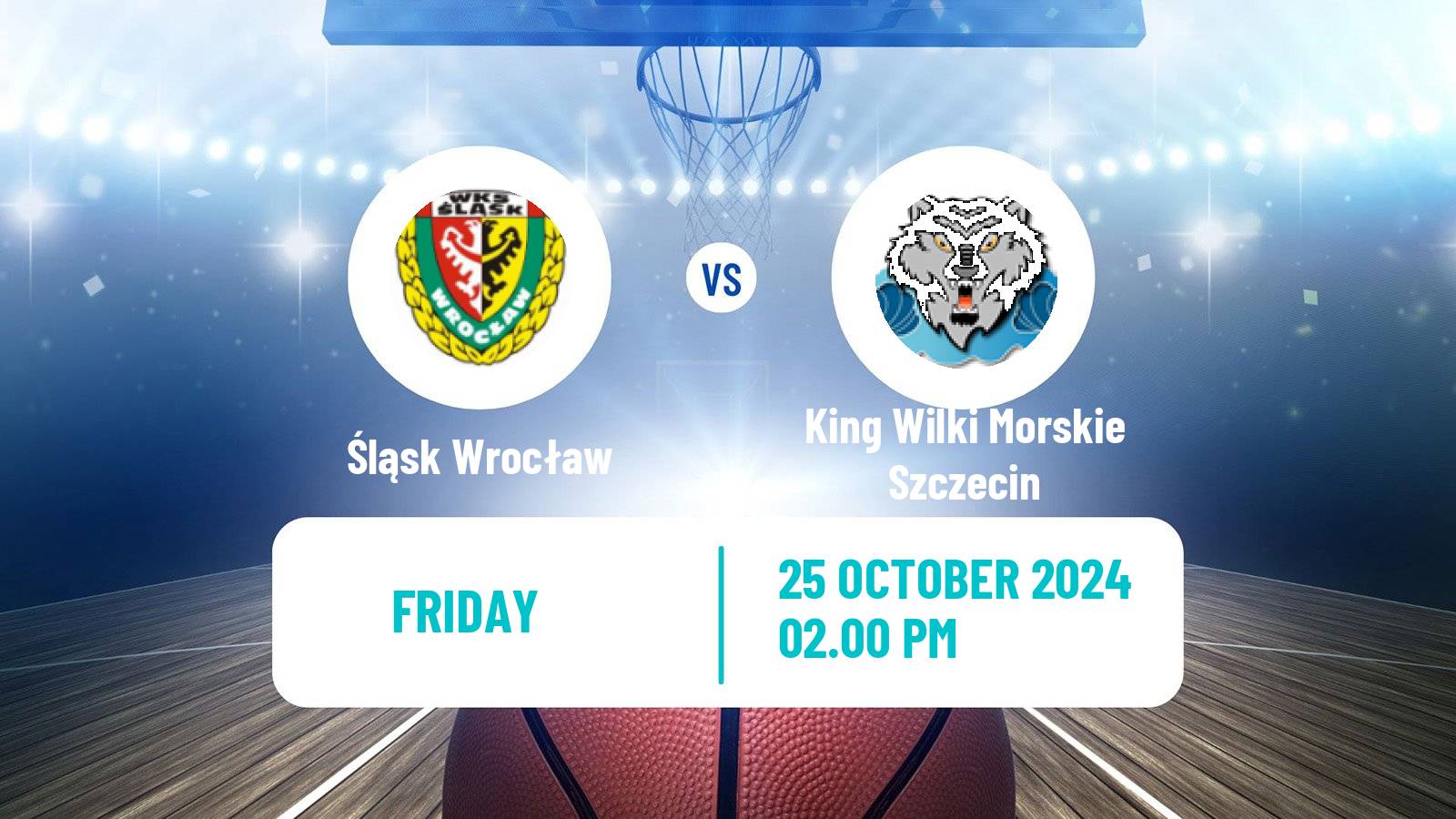 Basketball Polish Basket Liga Śląsk Wrocław - King Wilki Morskie Szczecin