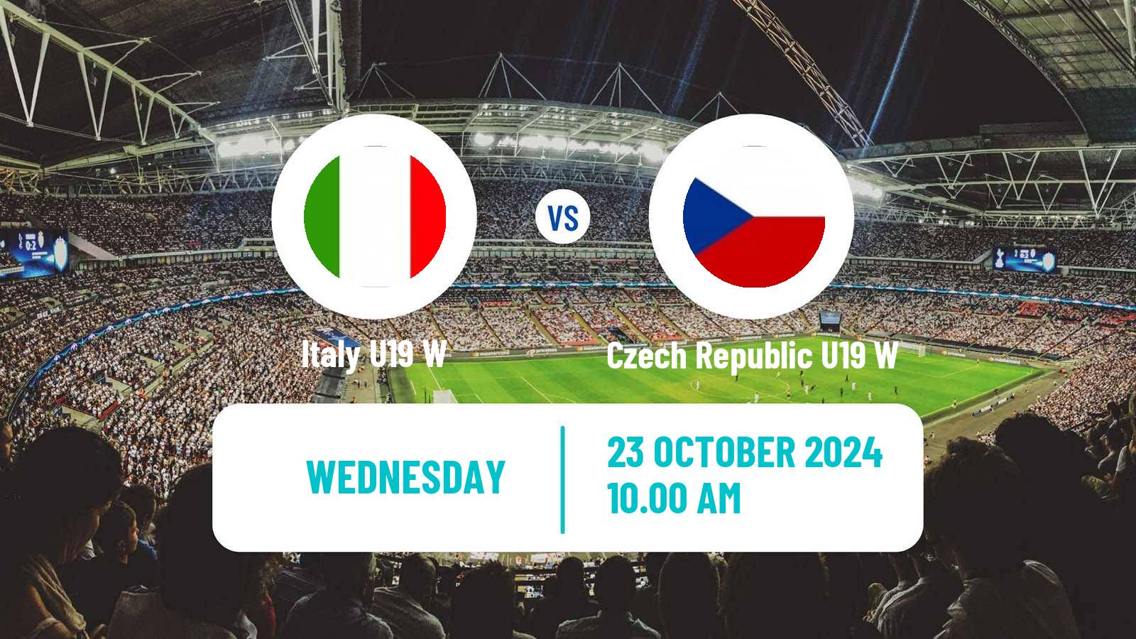 Soccer Friendly International Women Italy U19 W - Czech Republic U19 W