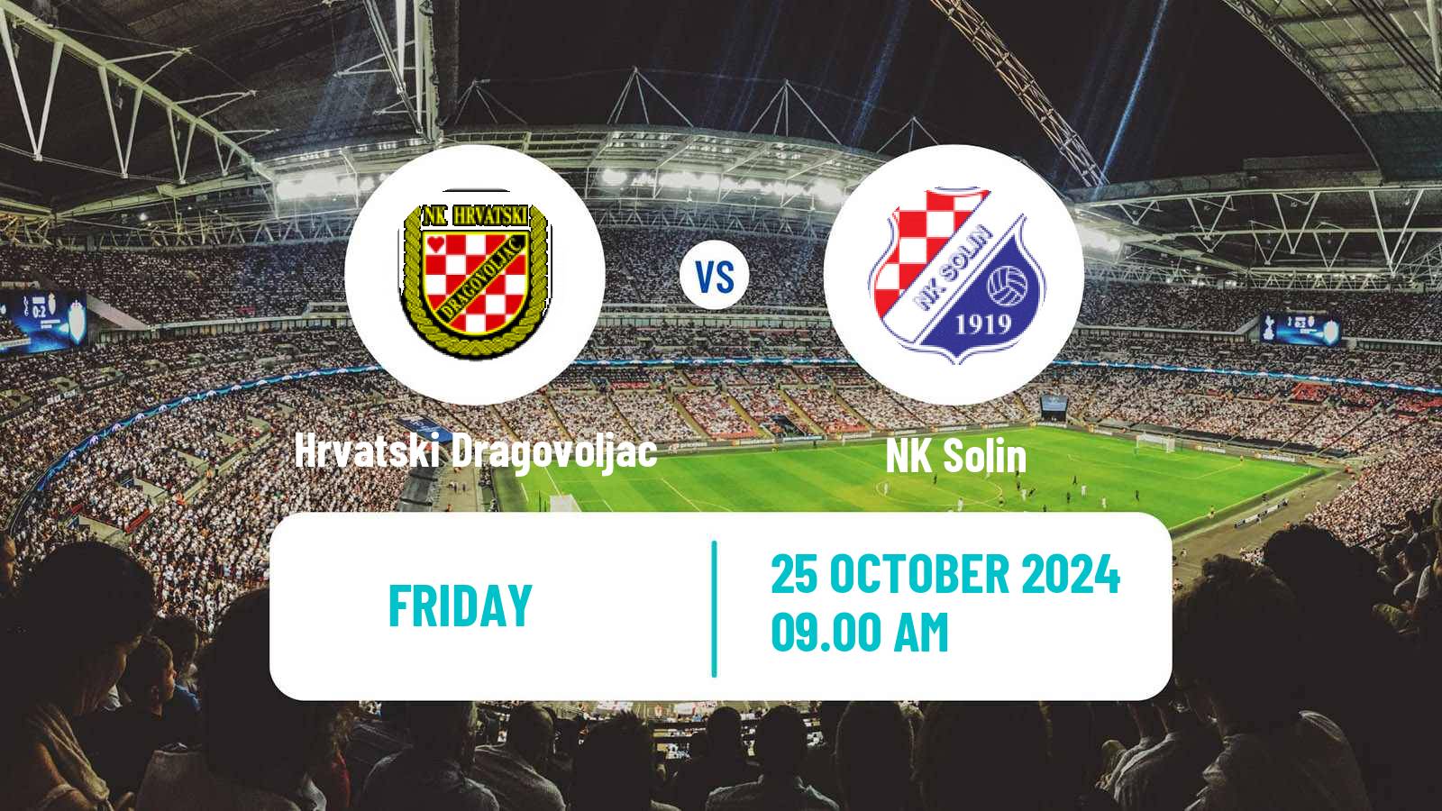 Soccer Croatian Druga NL Hrvatski Dragovoljac - Solin