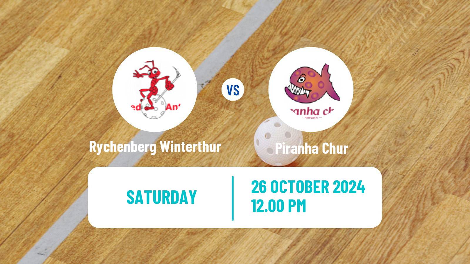 Floorball Swiss NLA Floorball Women Rychenberg Winterthur - Piranha Chur