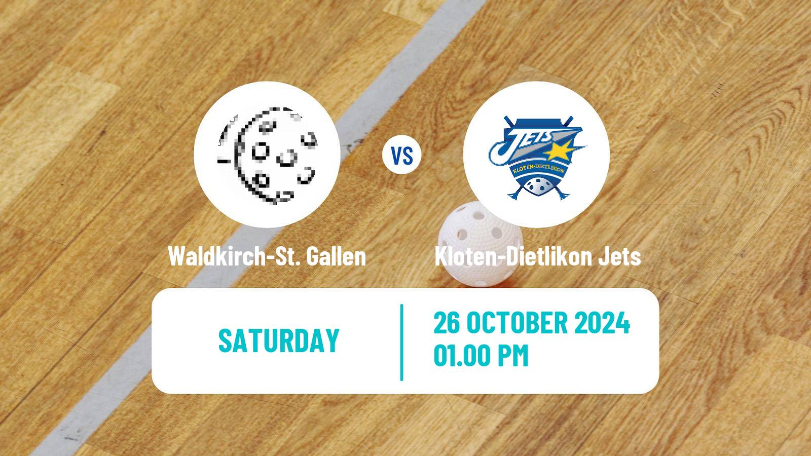 Floorball Swiss NLA Floorball Women Waldkirch-St. Gallen - Kloten-Dietlikon Jets