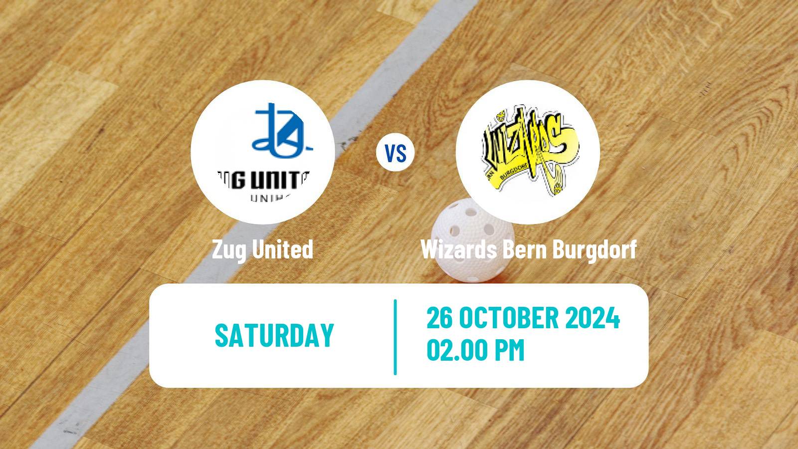 Floorball Swiss NLA Floorball Women Zug United - Wizards Bern Burgdorf