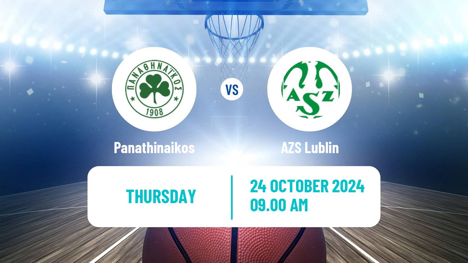 Basketball Eurocup Women Panathinaikos - AZS Lublin