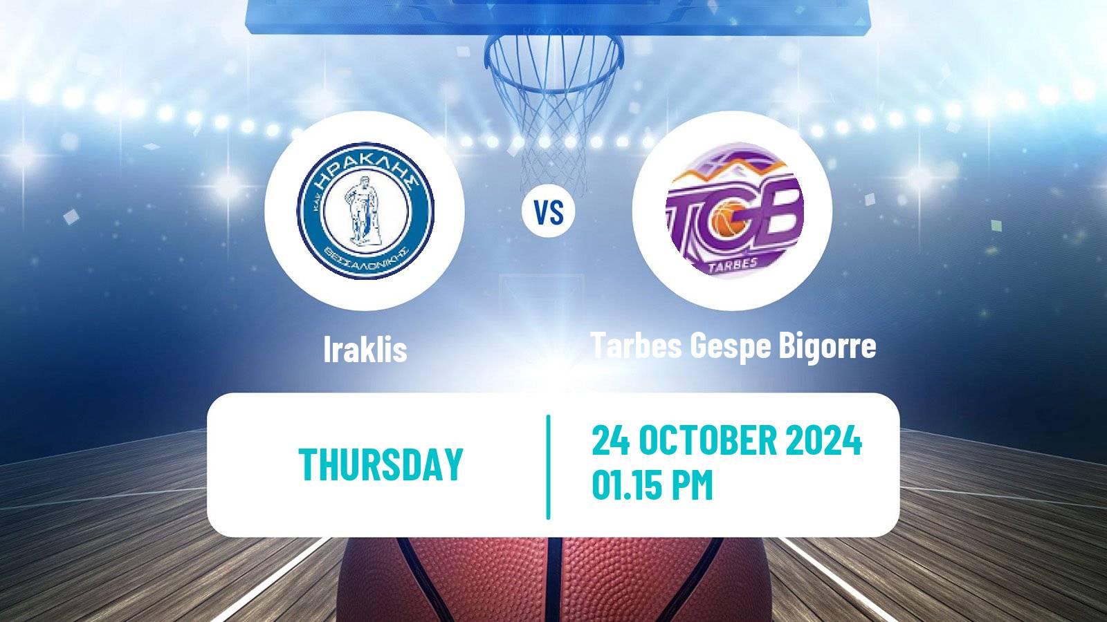 Basketball Eurocup Women Iraklis - Tarbes Gespe Bigorre