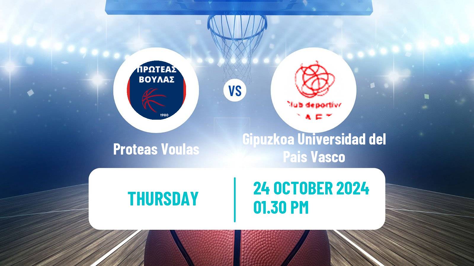 Basketball Eurocup Women Proteas Voulas - Gipuzkoa Universidad del Pais Vasco