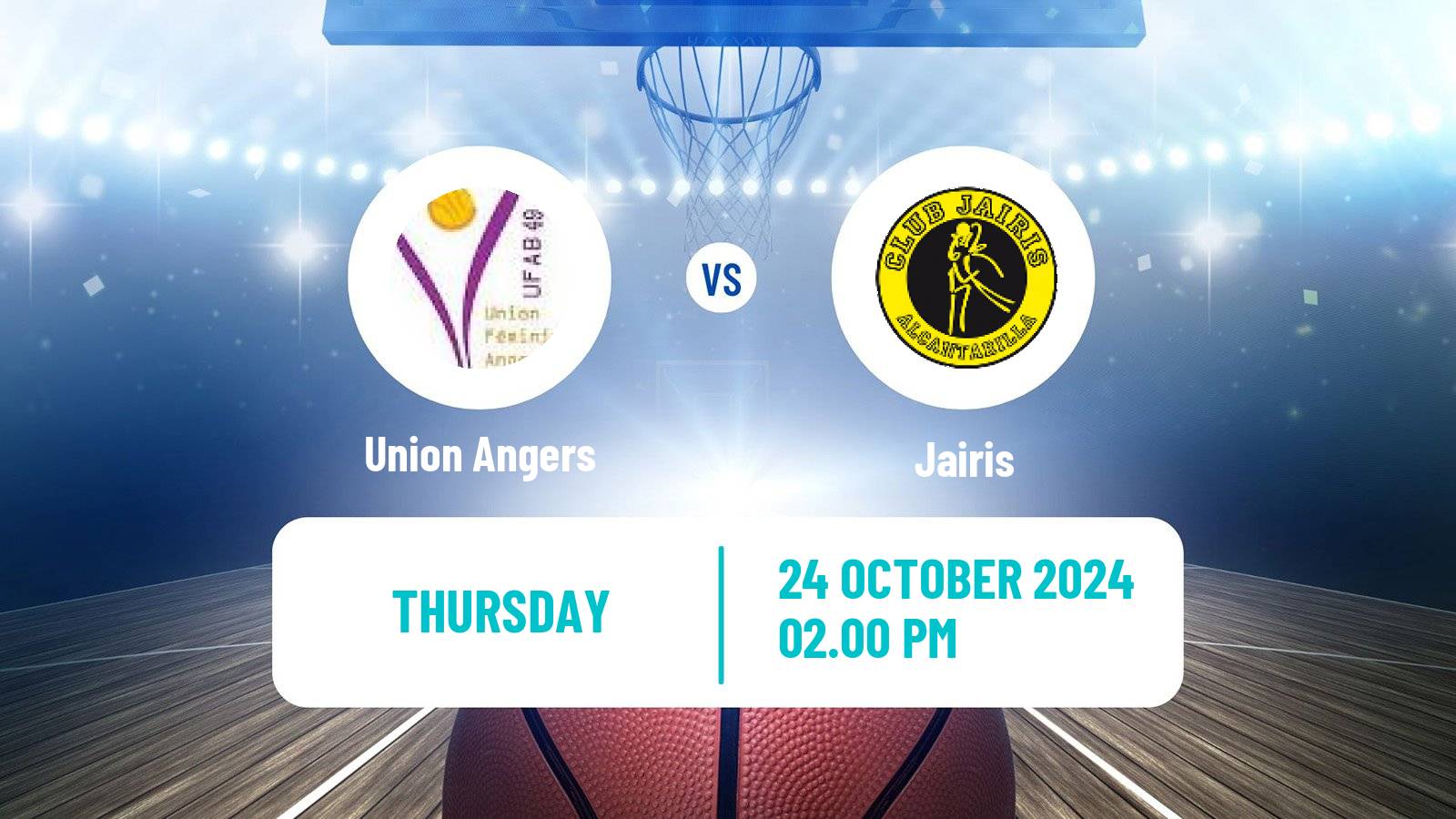 Basketball Eurocup Women Union Angers - Jairis