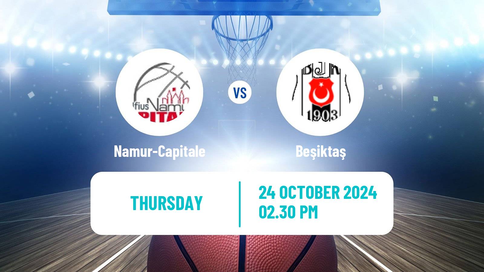 Basketball Eurocup Women Namur-Capitale - Beşiktaş