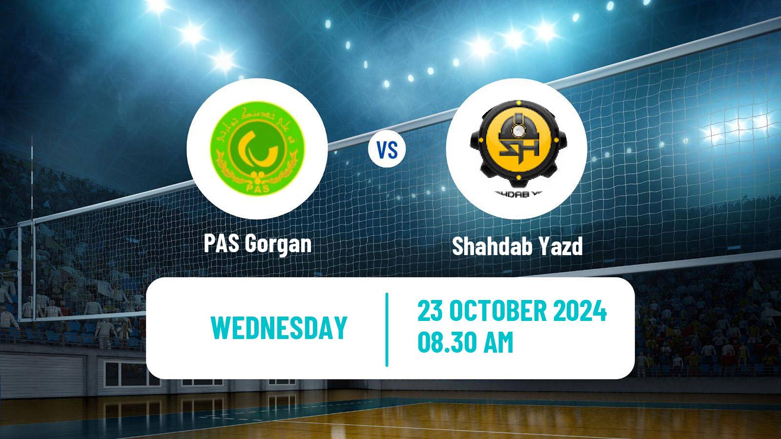 Volleyball Iran Super League Volleyball PAS Gorgan - Shahdab Yazd