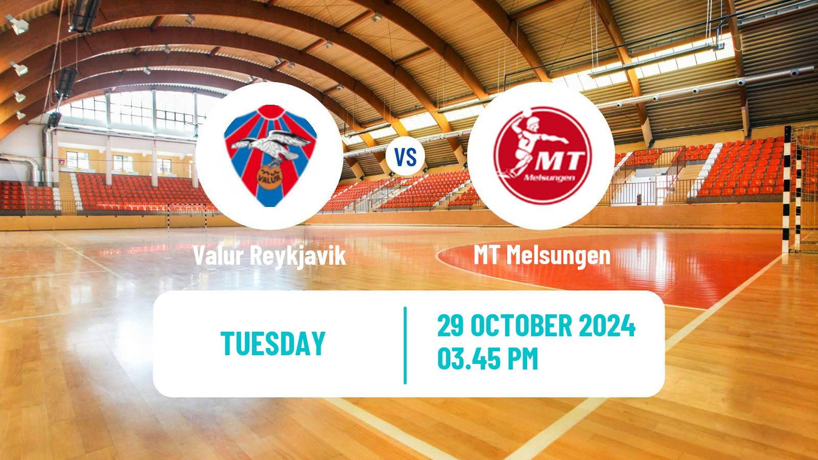 Handball EHF European League Valur Reykjavik - MT Melsungen