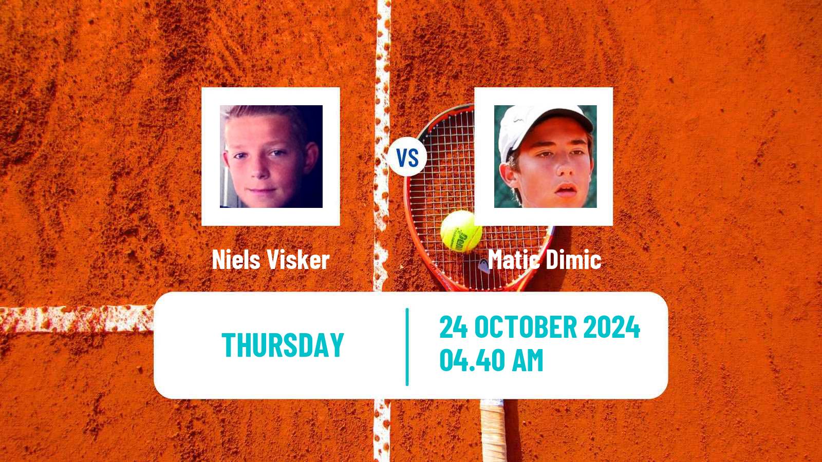 Tennis ITF M25 Heraklion Men Niels Visker - Matic Dimic