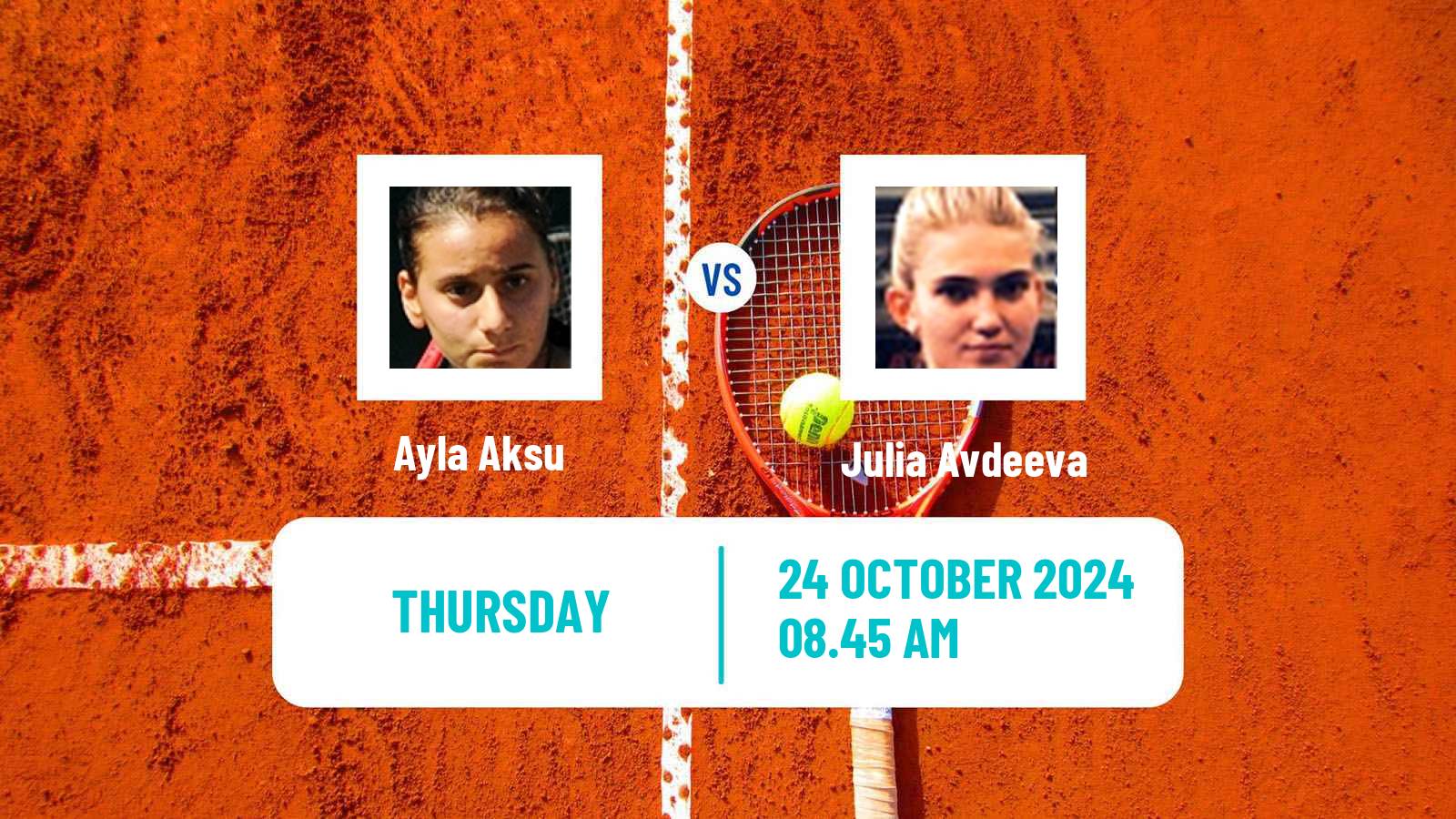 Tennis ITF W75 H Poitiers Women Ayla Aksu - Julia Avdeeva