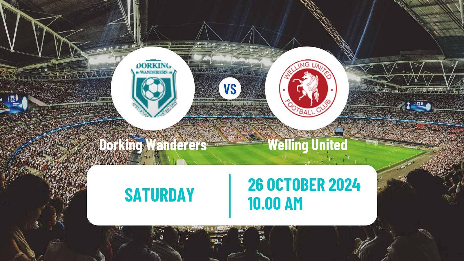 Soccer English National League South Dorking Wanderers - Welling United