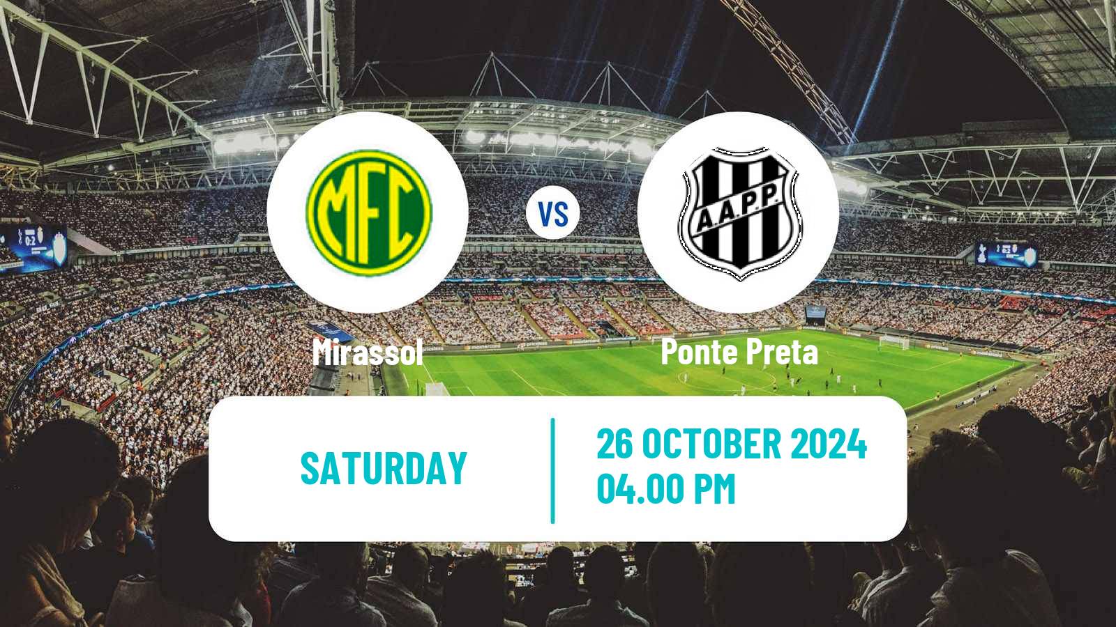 Soccer Brazilian Serie B Mirassol - Ponte Preta