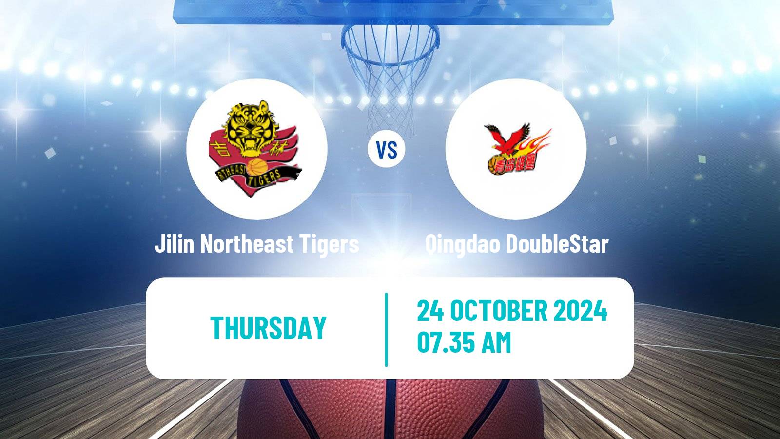 Basketball CBA Jilin Northeast Tigers - Qingdao DoubleStar