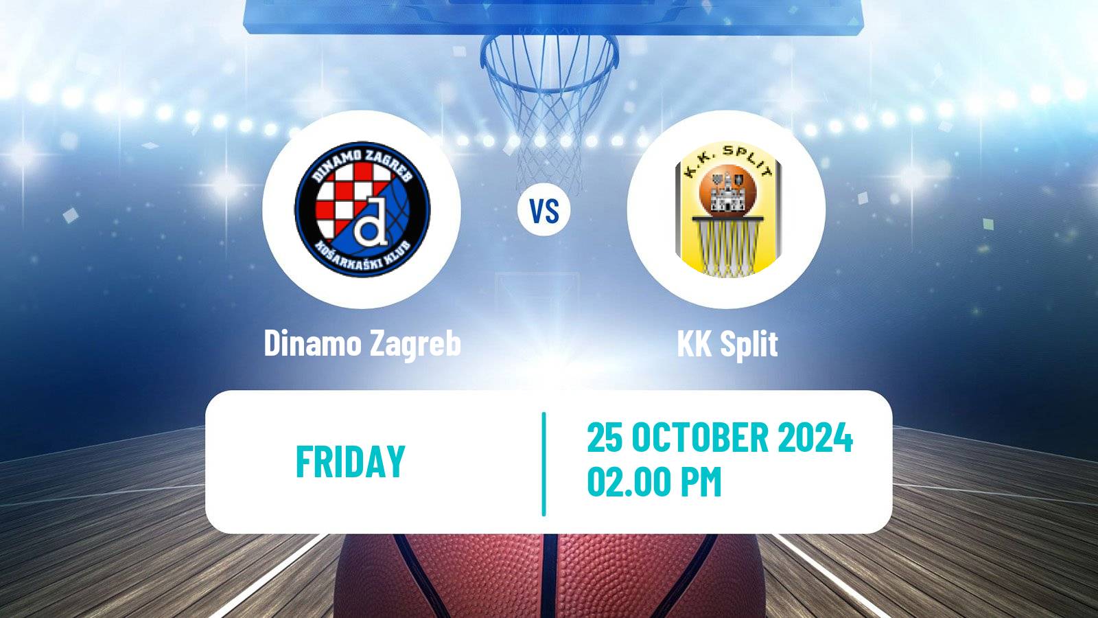 Basketball Croatian Premijer Liga Basketball Dinamo Zagreb - KK Split