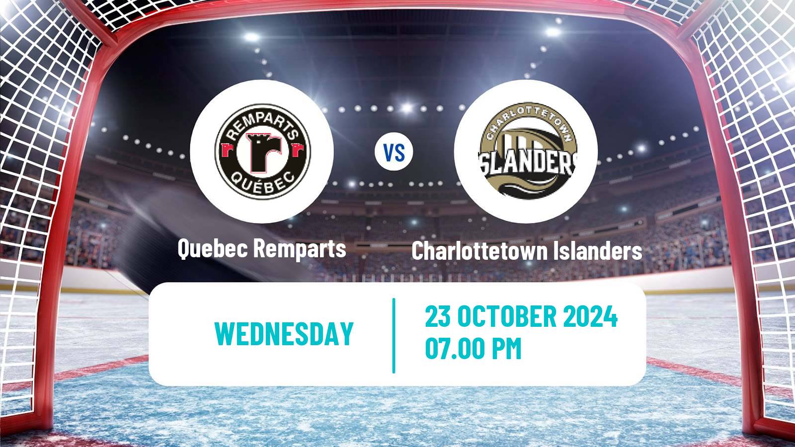 Hockey QMJHL Quebec Remparts - Charlottetown Islanders