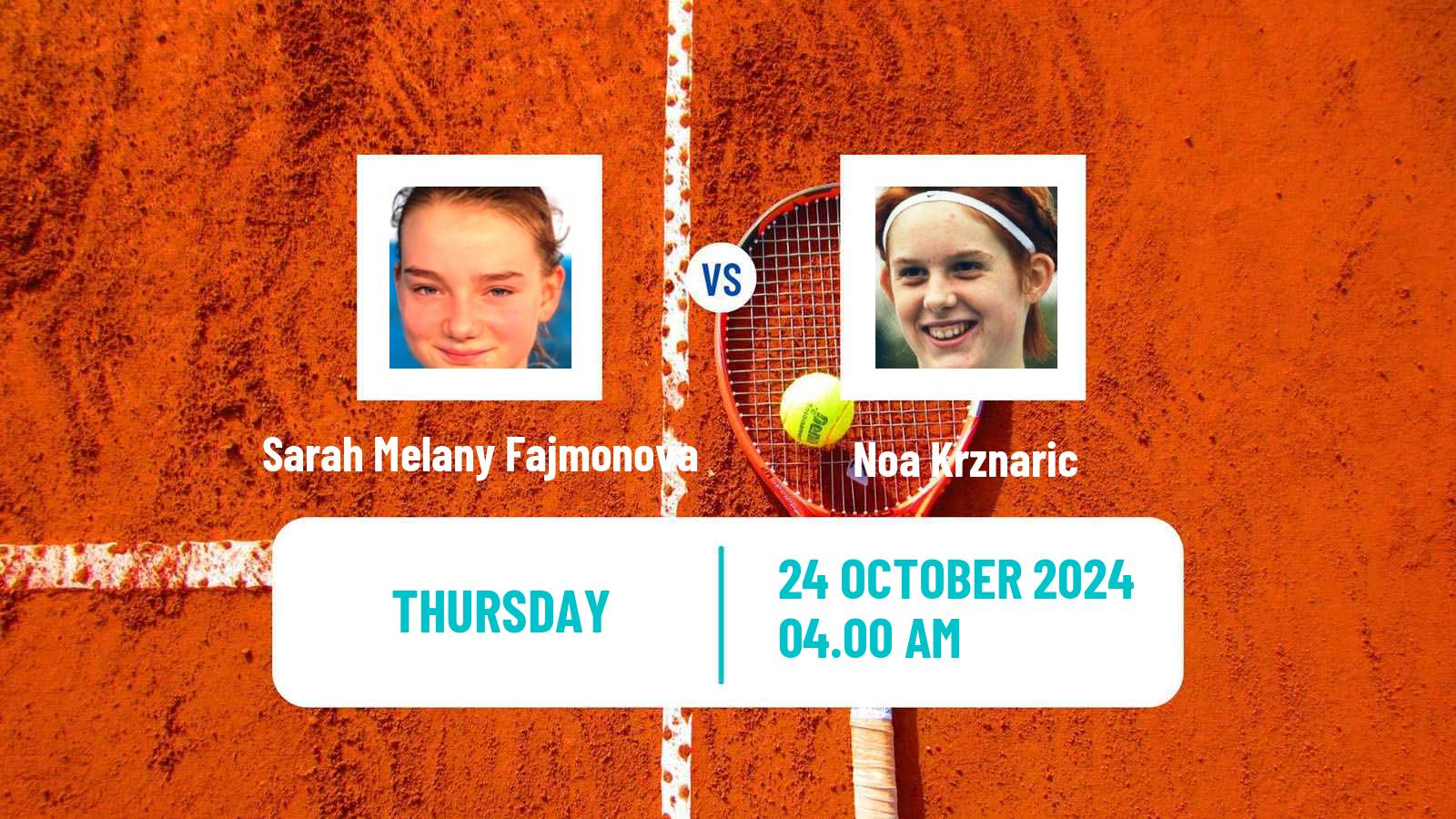 Tennis ITF W15 Bol 4 Women Sarah Melany Fajmonova - Noa Krznaric