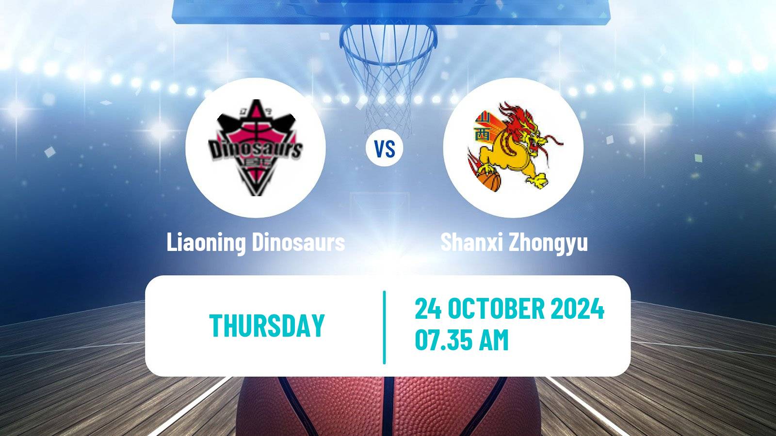 Basketball CBA Liaoning Dinosaurs - Shanxi Zhongyu