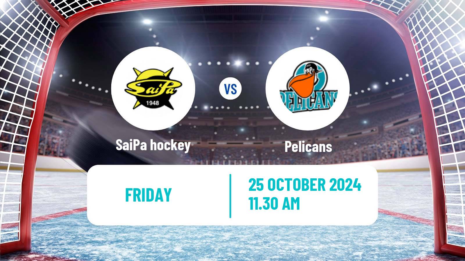 Hockey Finnish SM-liiga SaiPa - Pelicans