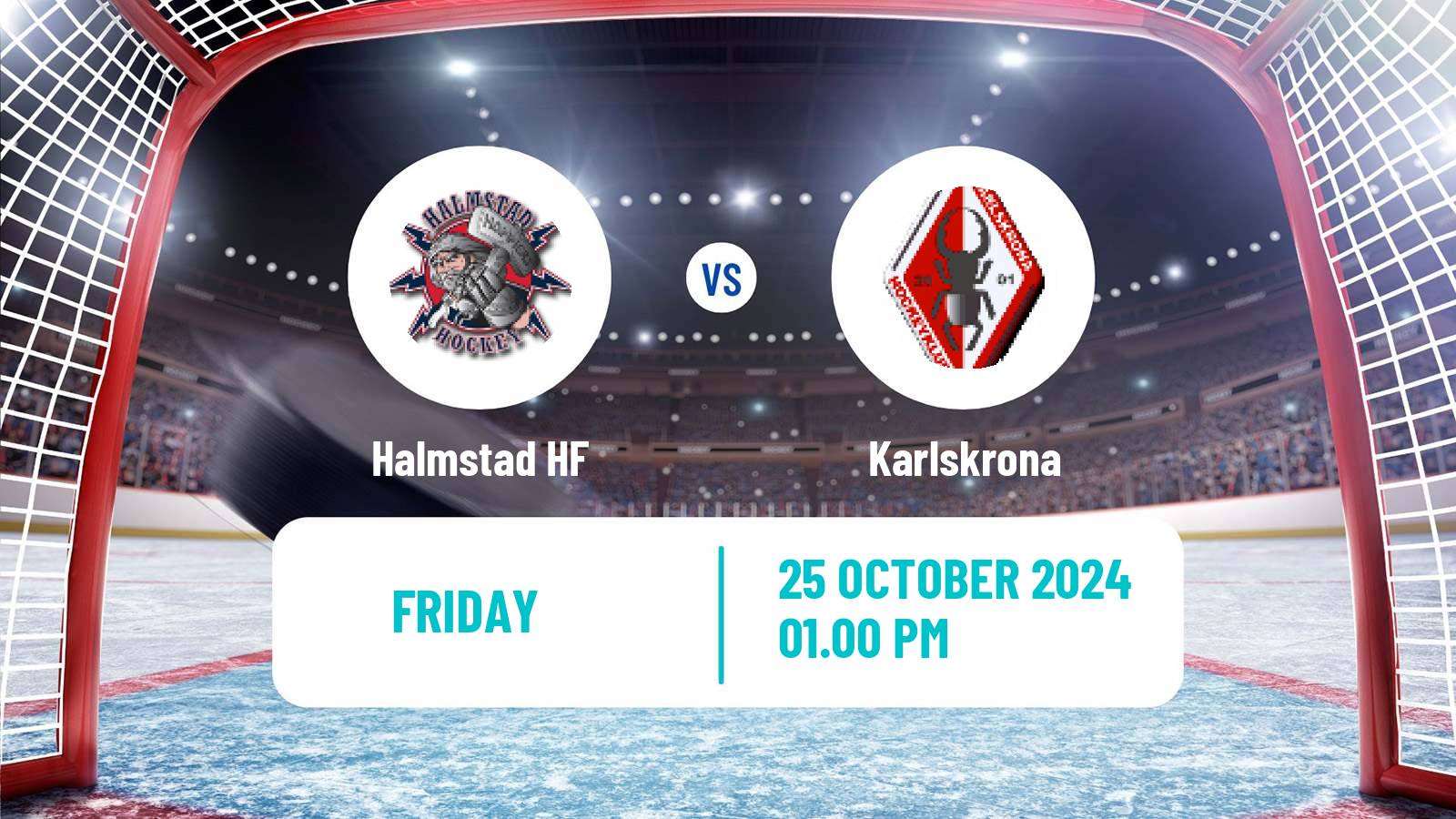 Hockey Swedish HockeyEttan Sodra Halmstad - Karlskrona