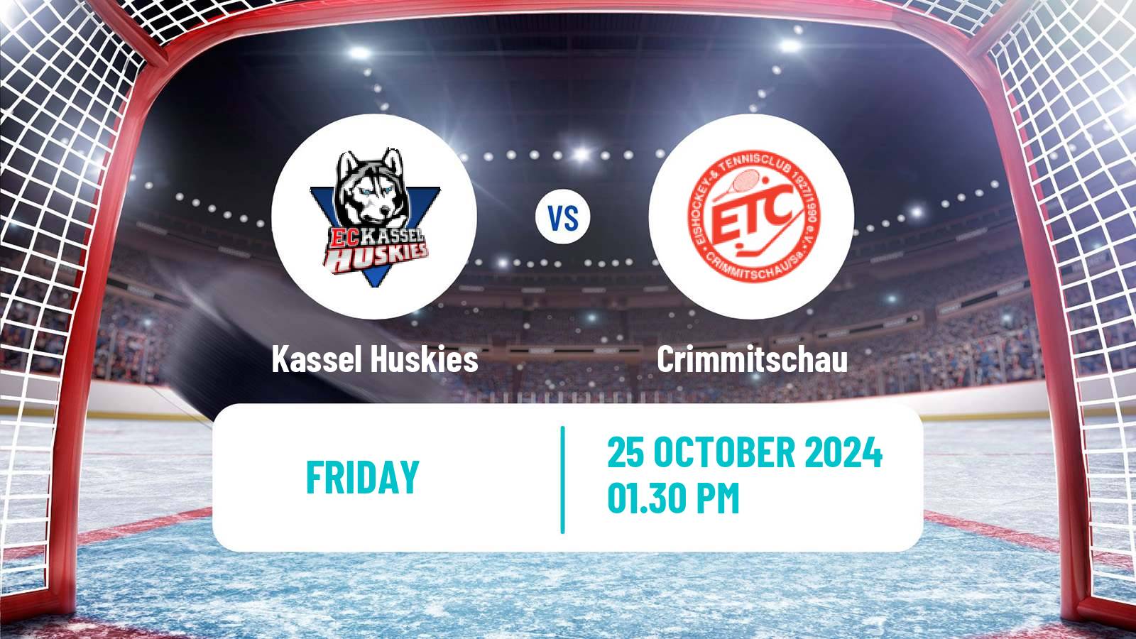 Hockey German DEL2 Kassel Huskies - Crimmitschau