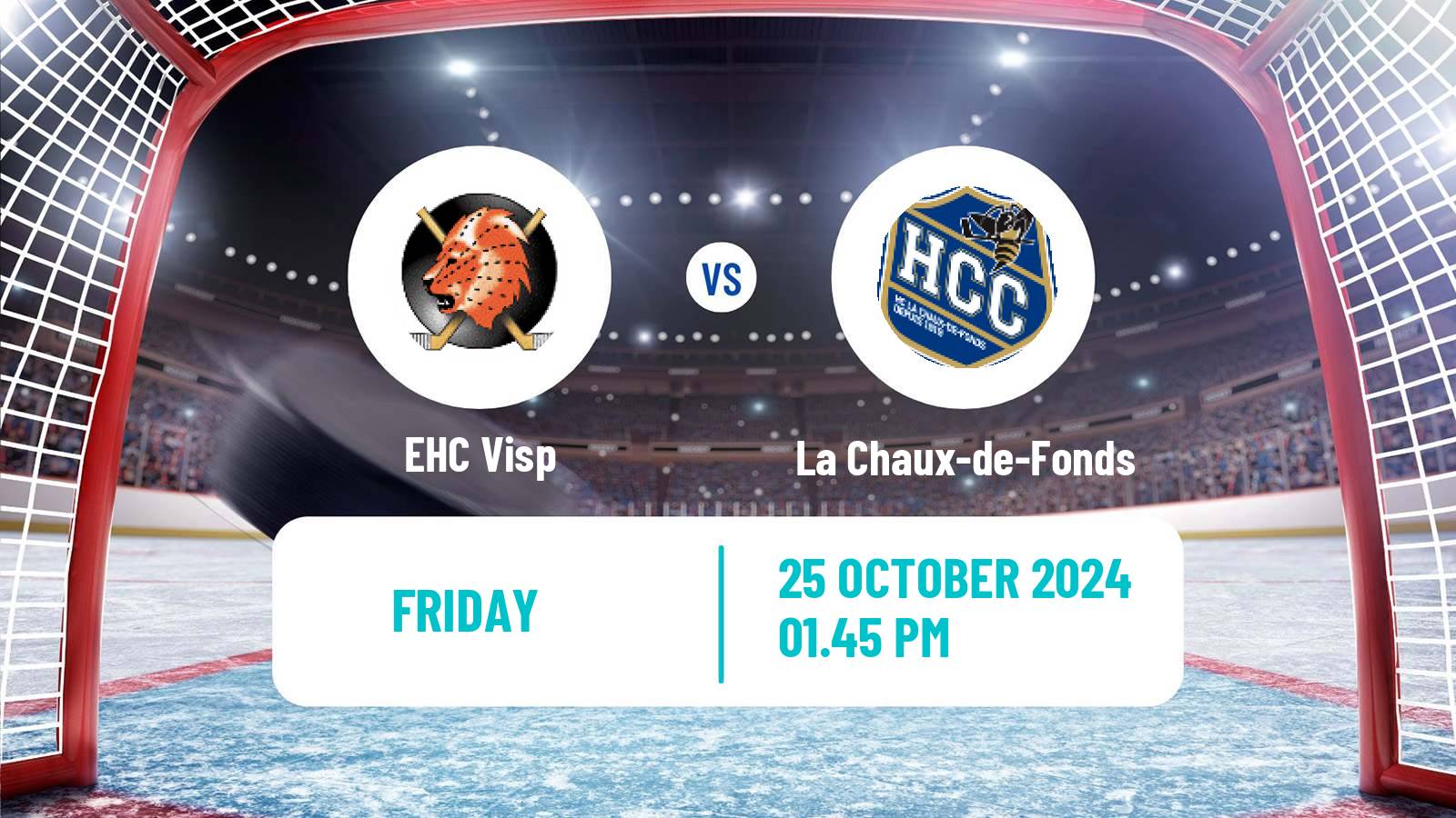 Hockey Swiss League Hockey Visp - La Chaux-de-Fonds