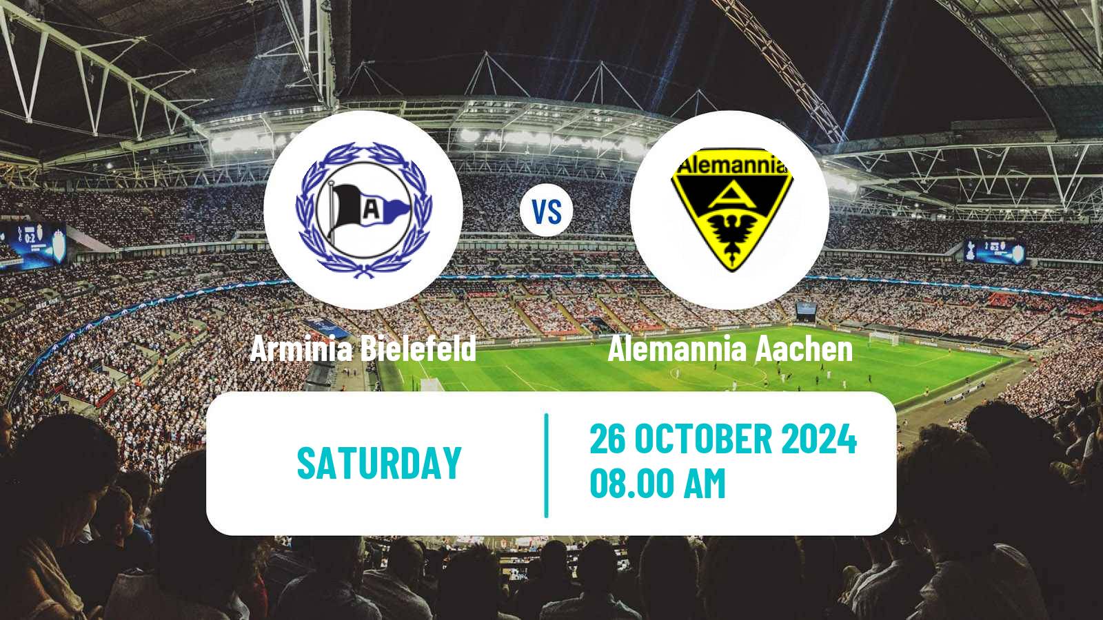 Soccer German 3 Bundesliga Arminia Bielefeld - Alemannia Aachen