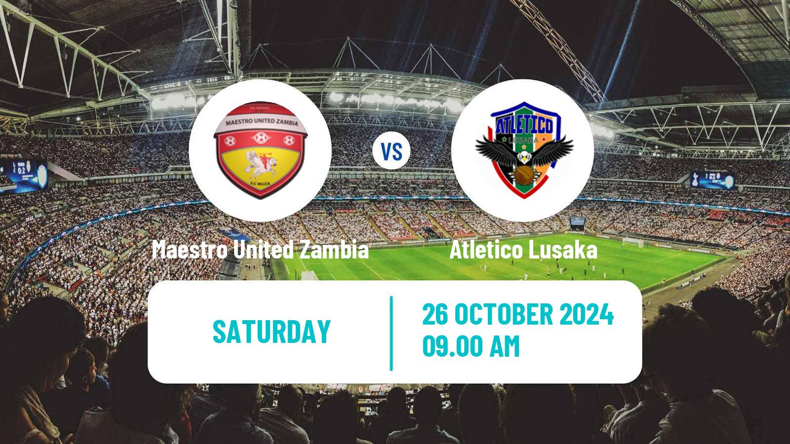 Soccer Zambian Premier League Maestro United Zambia - Atletico Lusaka