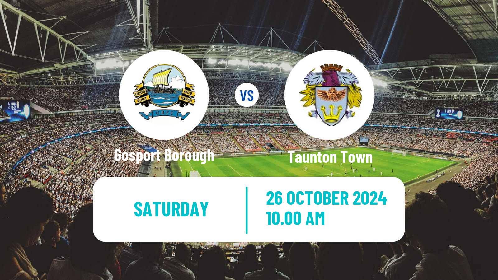 Soccer English FA Trophy Gosport Borough - Taunton Town