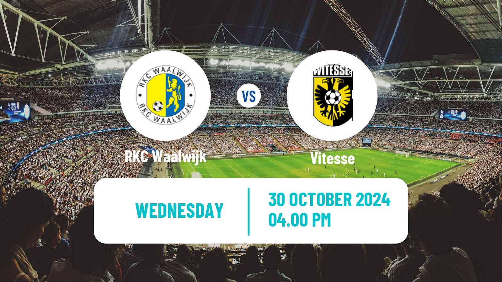 Soccer Dutch KNVB Beker Waalwijk - Vitesse