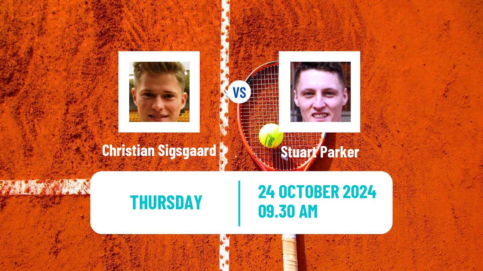 Tennis ITF M25 Glasgow Men Christian Sigsgaard - Stuart Parker