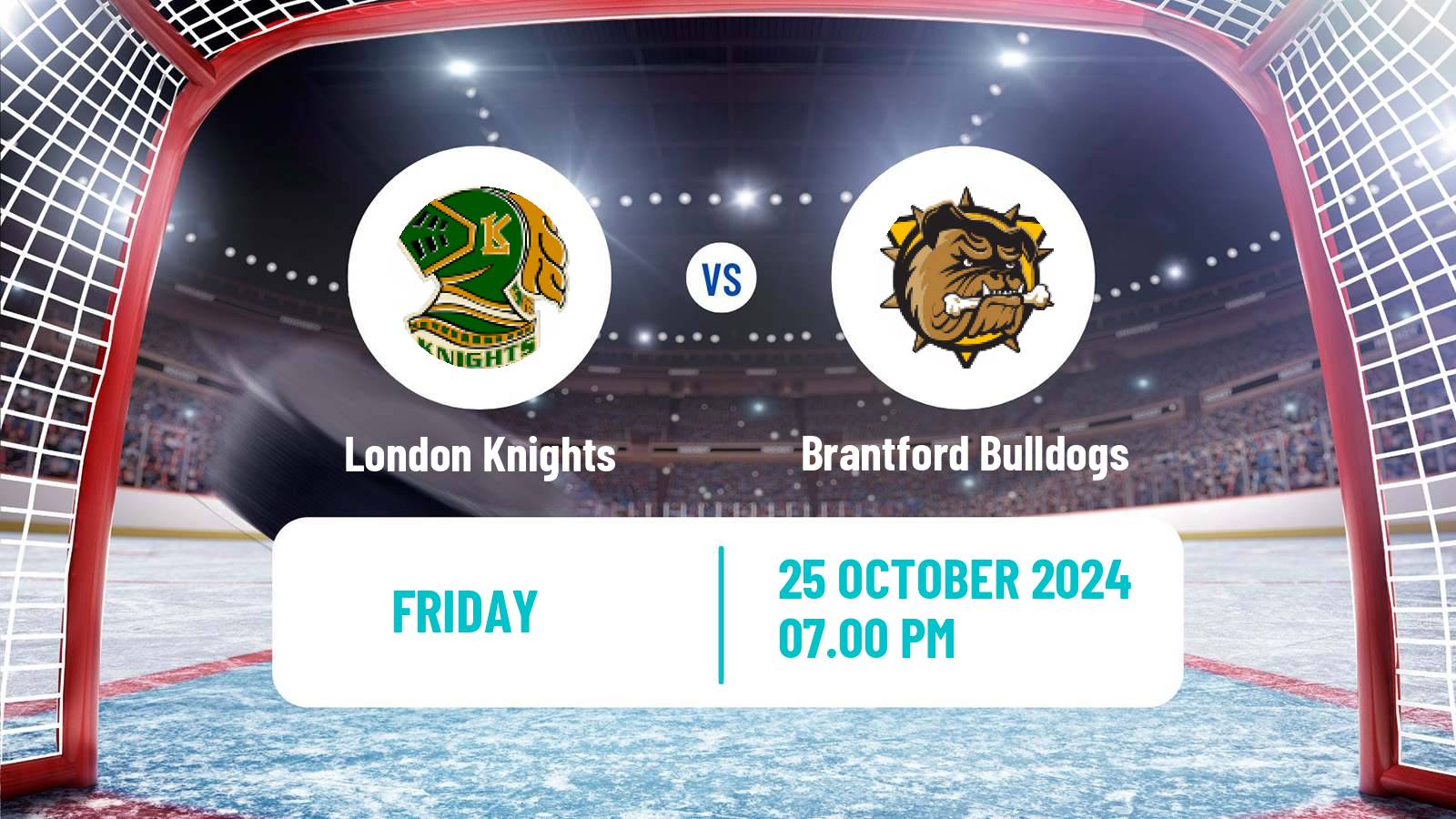 Hockey OHL London Knights - Brantford Bulldogs